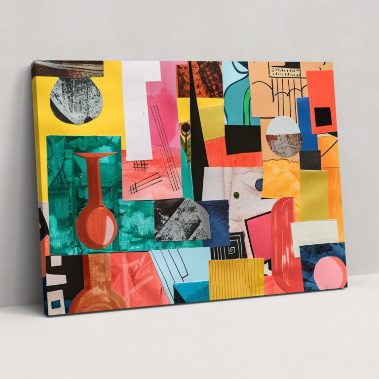 Pablo Picasso Leinwandbild - Wandkunst kräftige Farben Wohnkultur