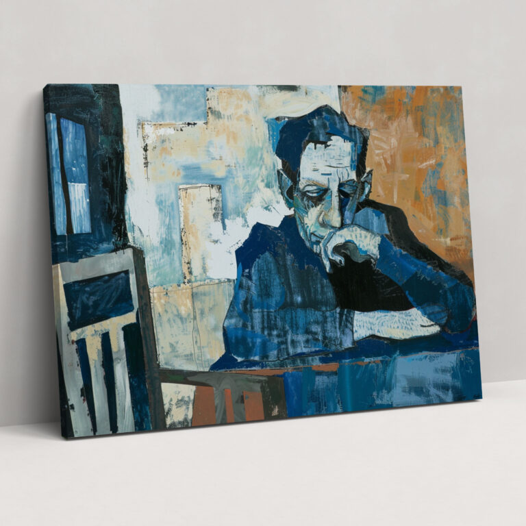 Pablo Picasso Blaue Periode Leinwandbild - Home Dekoration