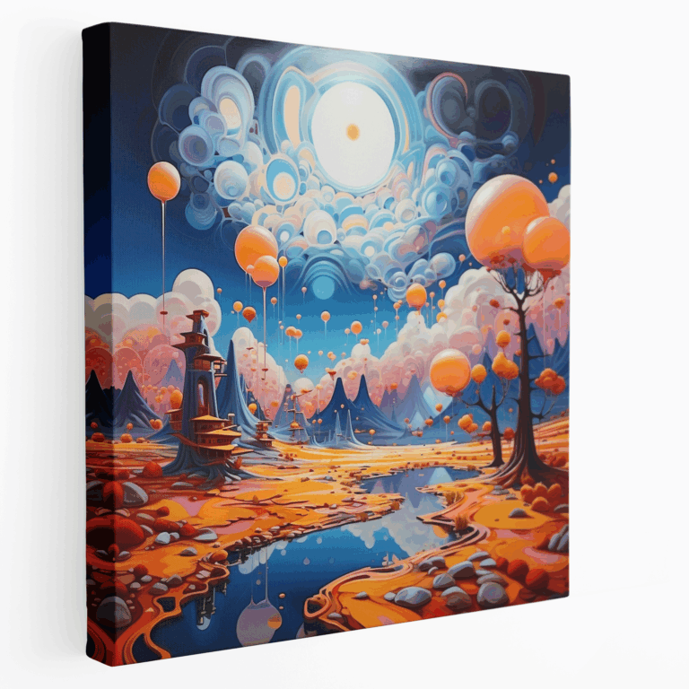 Leinwandbild Surreale Landschaft