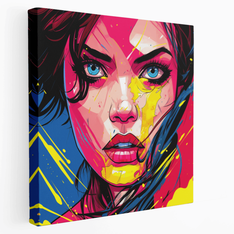 Comic Pop Explosion Leinwandbild