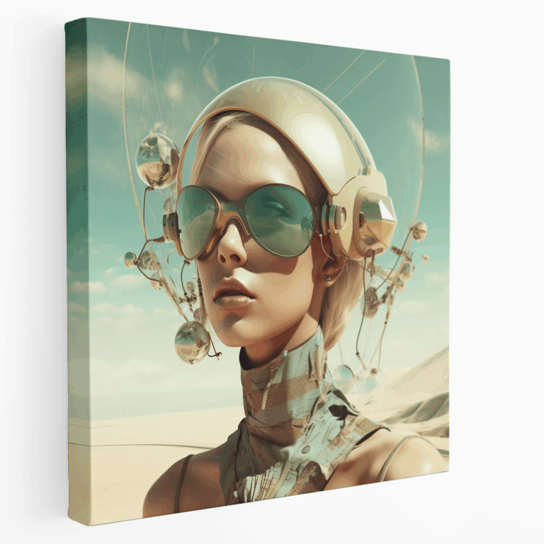 Pop Art Technologie Leinwandbild