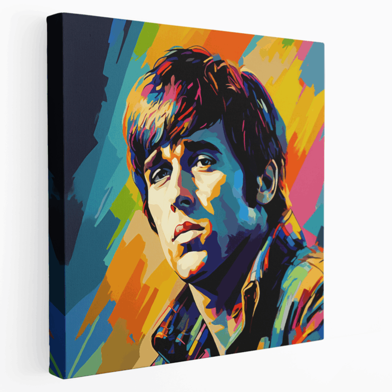 Pop Art Musikikone Leinwandbild