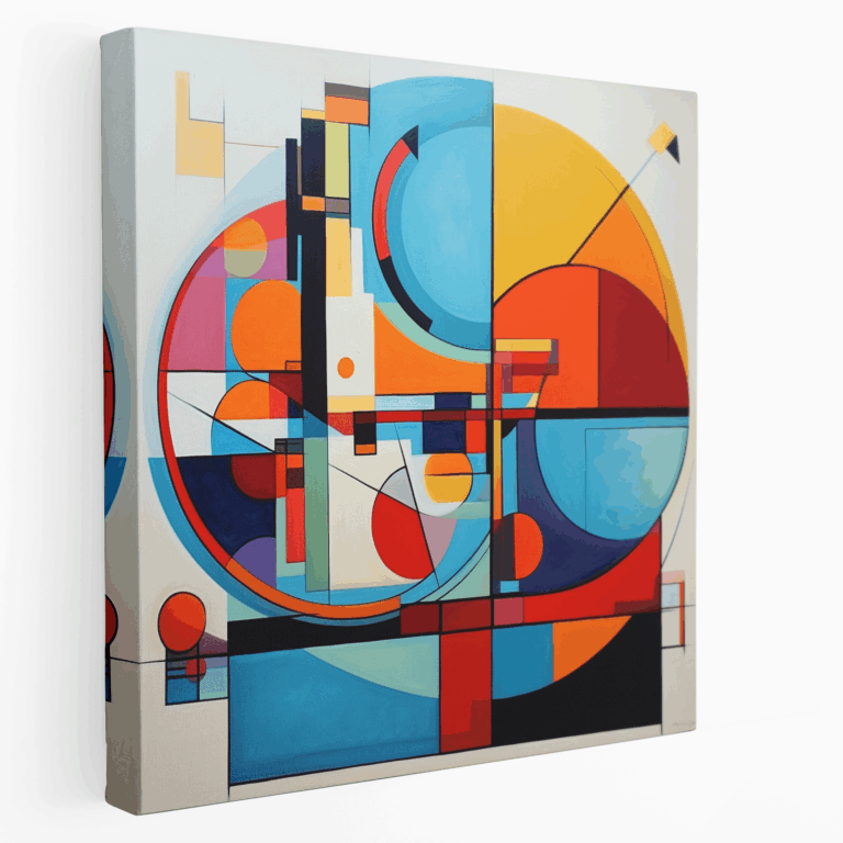 Geometrisches Fusion Leinwandbild
