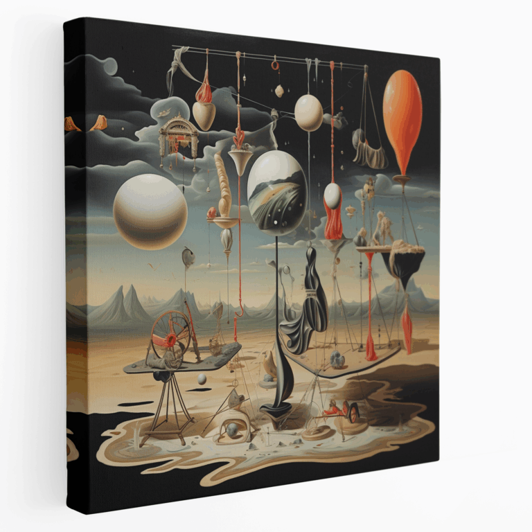 Geheimnisvolles Surrealismus Leinwandbild