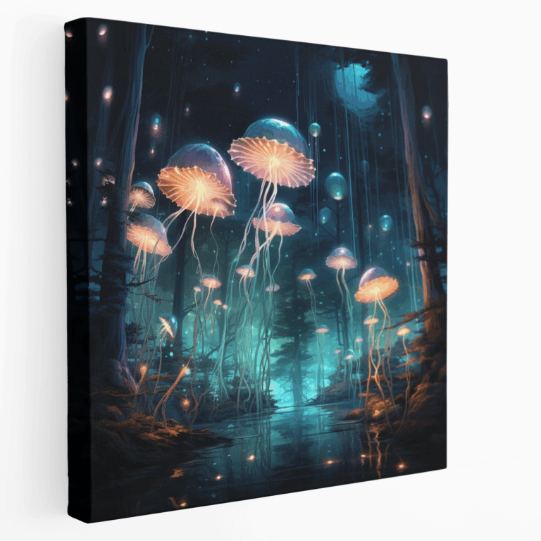 Verzauberter Wald Leinwandbild