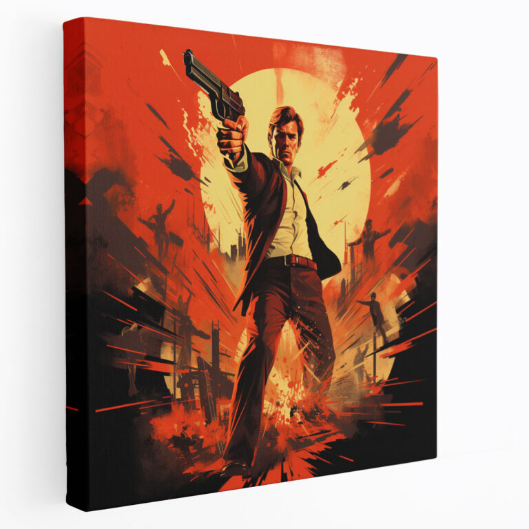 Pulp Fiction Wanddekoration - Retro-Stil Vintage-Charme