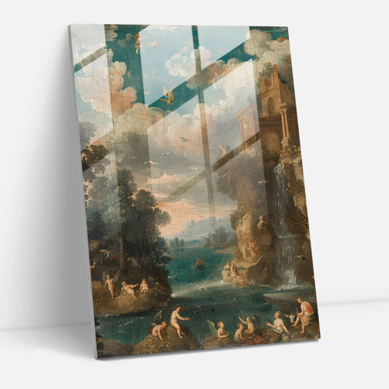 Raffaello Sanzio Glasbild Moderne Kunst - Home Dekoration