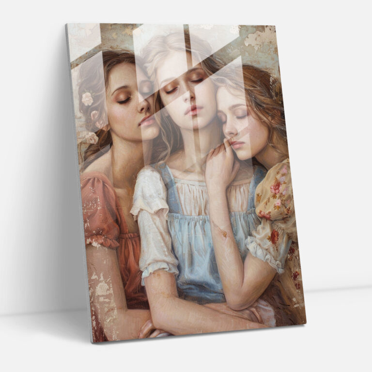 Raffaello Sanzio Home Decoration: Drei Grazien Leinwandbild