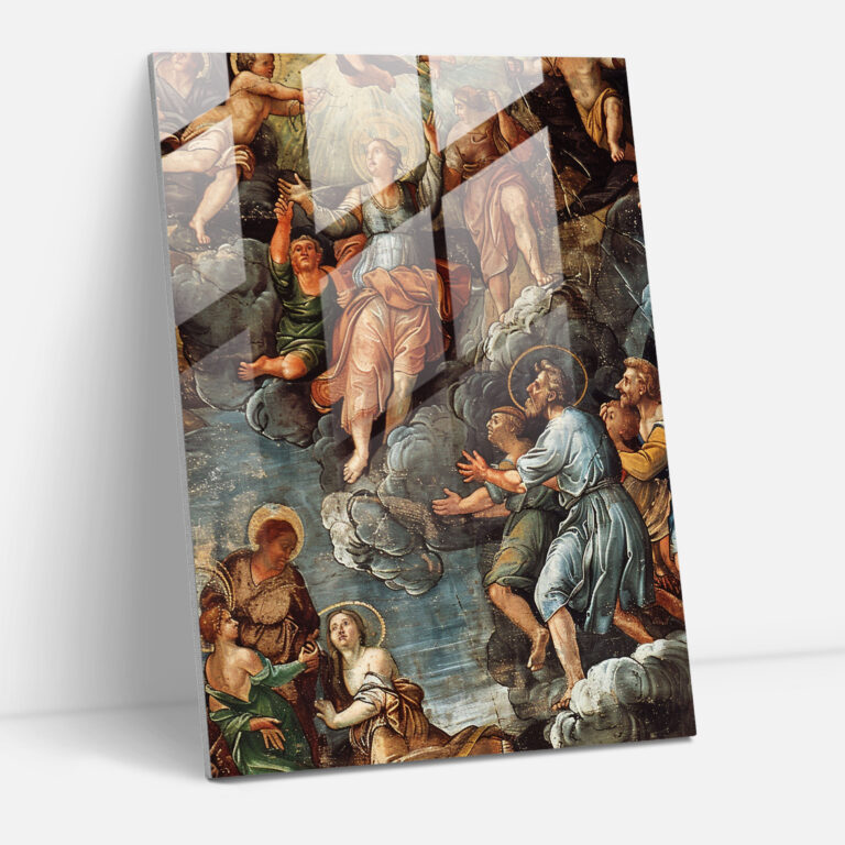 Raffaello Sanzio Glasbild - Moderne Kunst