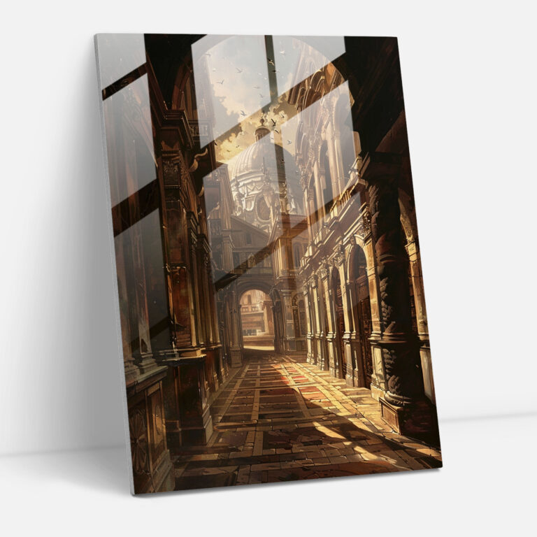 Raffaello Sanzio Wohnkultur - Wanddekoration Glasbild Kunst