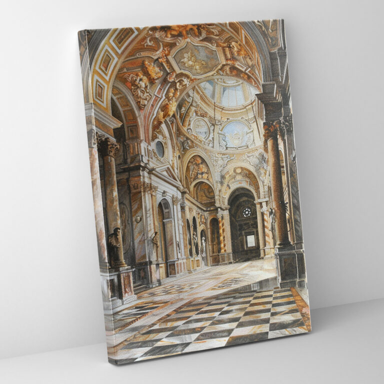 Leinwandbild im Stil von Raffaello Sanzio - Raffaello Sanzio Leinwandbild Raffaello Sanzio Stil Wandkunst