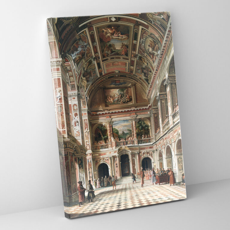 Grand Hall Wall Art - Raffaello Sanzio Leinwandbild Wanddekoration Wohnkultur