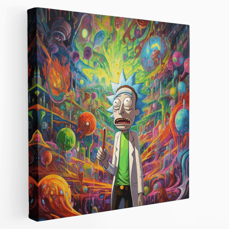 Leinwandbild Kaleidoskop der Zwischendimensionalität