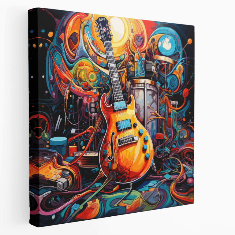 Musikalisches Kaleidoskop Leinwandbild