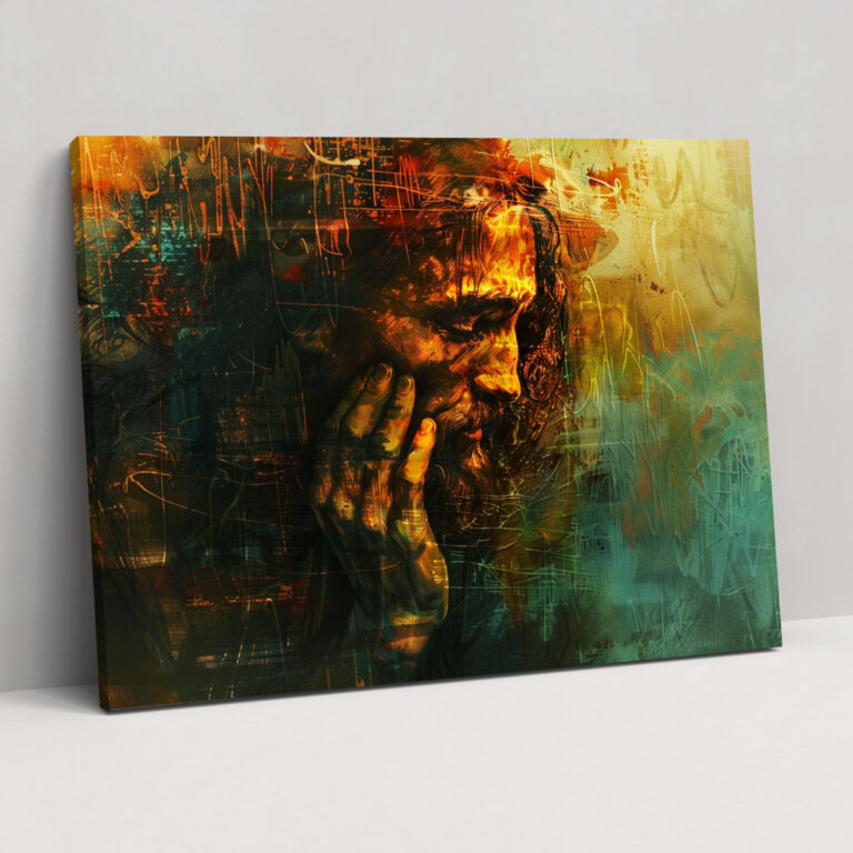 Rembrandt Leinwandbild - Ausdrucksstarke religiöse Kunstwerke - Wandkunst Wanddekoration