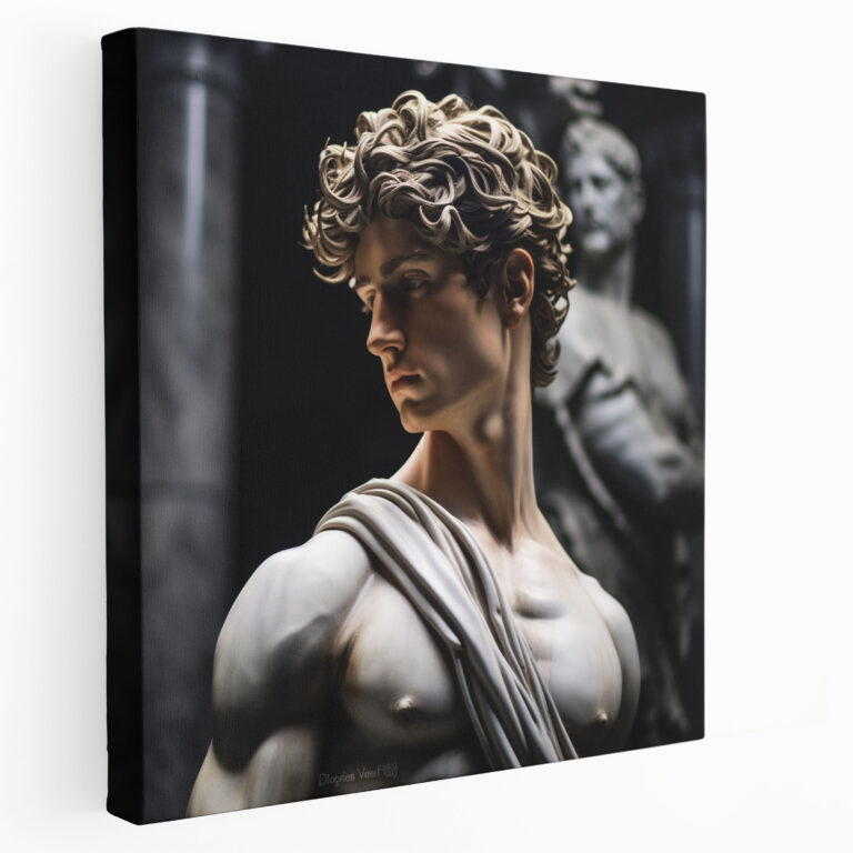 Leinwandbild Meisterwerk der Renaissance - David Leinwand Wandkunst