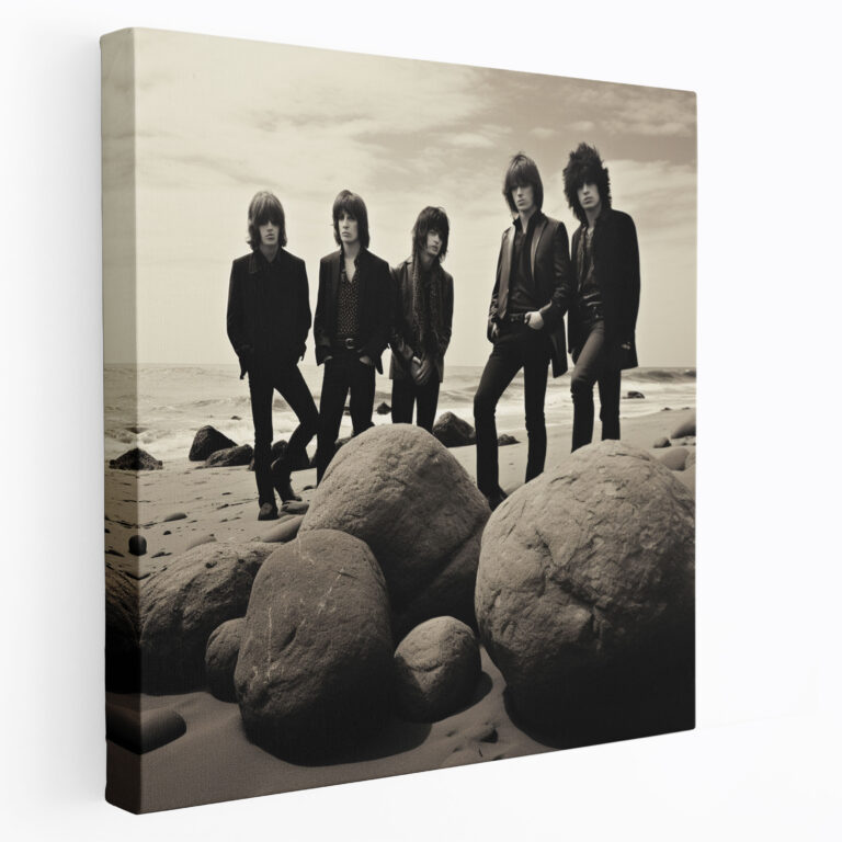Leinwandbild Rolling Stones - Rolling Stones Leinwand-Wandkunst realistisches Foto