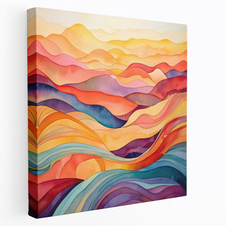 Leinwandbild Rolling Stones - Rolling Hills Wandkunst