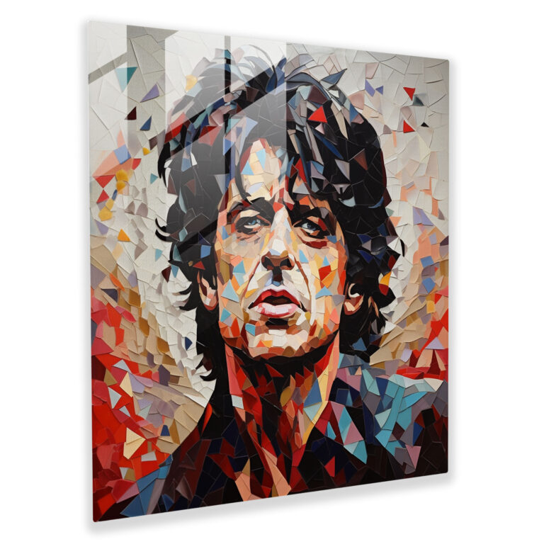 Glasbild Rolling Stones - Rolling Stones Glas-Kunst Wohn-Deko Glasbild