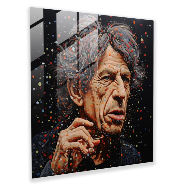Glasbild Rolling Stones - Rolling Stones Glas Kunst Glasbild Reich