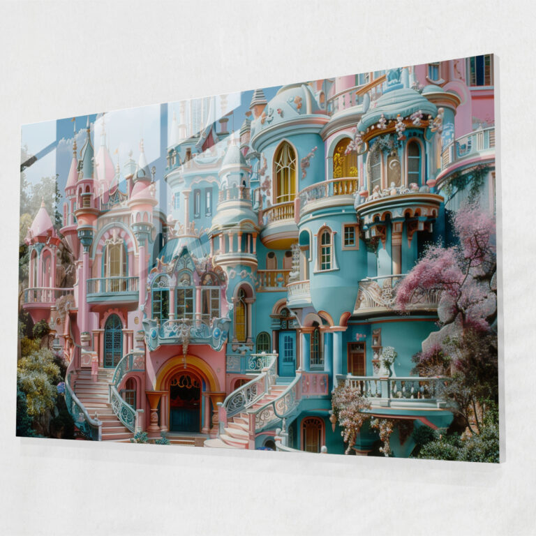 Rokoko-Stil Gemälde für die Wohnkultur - Leinwandbild Glasbild Wohnkultur