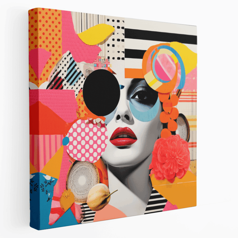 Leinwandbild Retro Pop Explosion