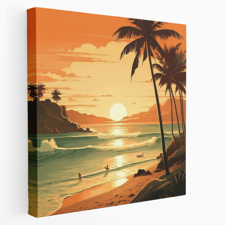 Leinwandbild Reise-Paradies