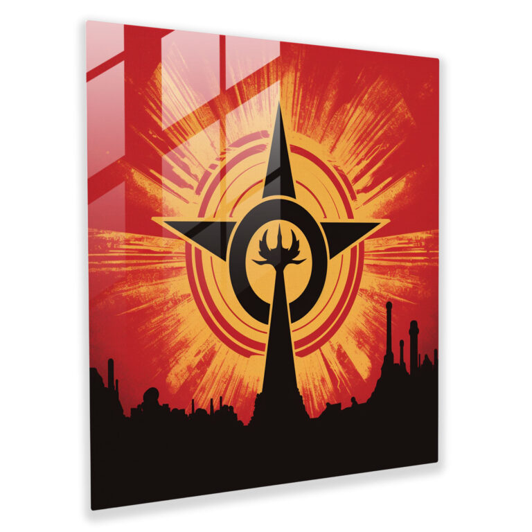 Glasbild Star Wars Rebellion - Star Wars Glas Kunst Glas Wandkunst Wohn Dekoration