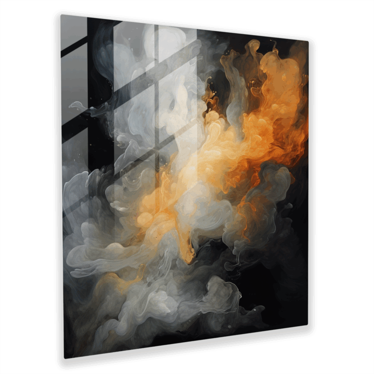 Mystisches Rauchglas Leinwandbild