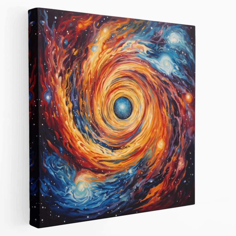 Kosmische Explosion Leinwandbild