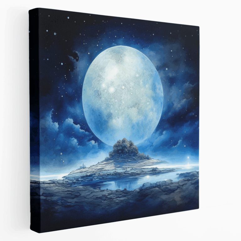 Lunar Serenity Leinwandbild