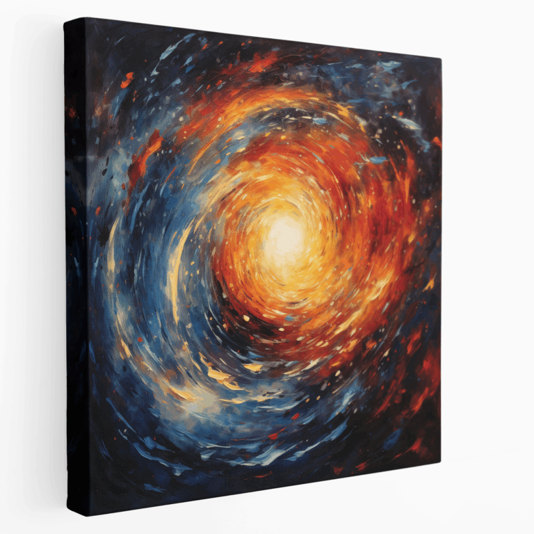 Etherealer Galaxie Leinwandbild