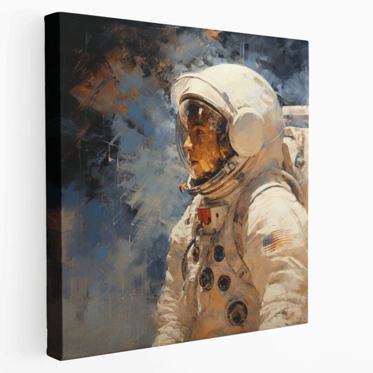Lunare Reflexion Leinwandbild