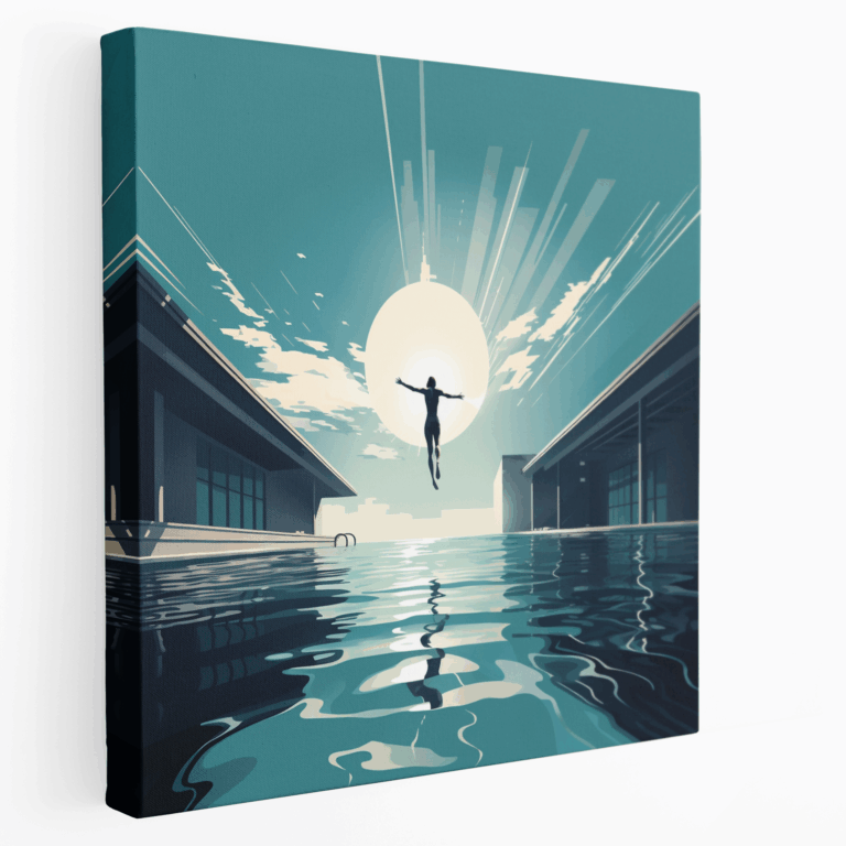 Serenity Dive Leinwandbild