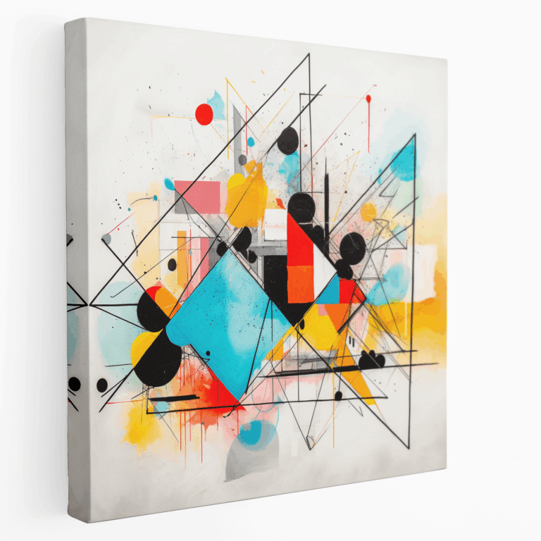 Geometrische Abstraktion Leinwandbild