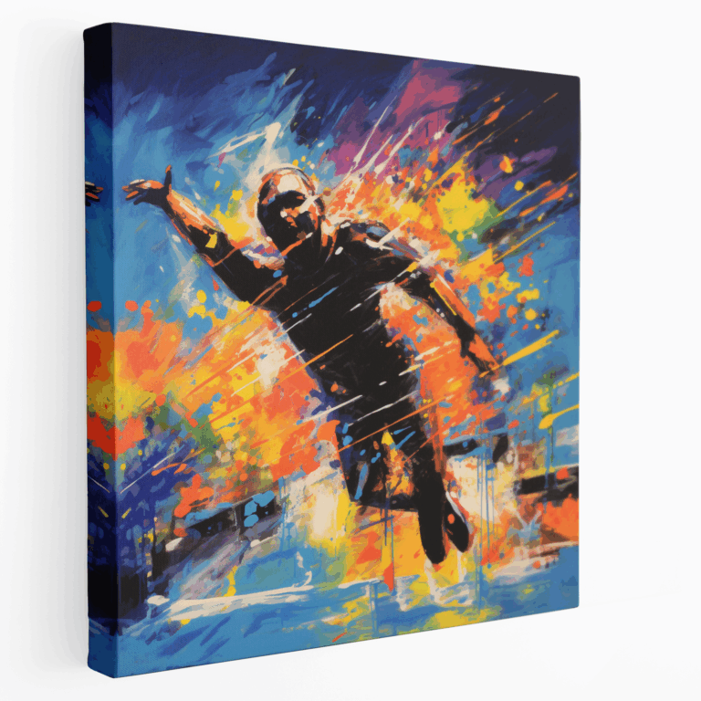 Eintauchen in Emotion Leinwandbild