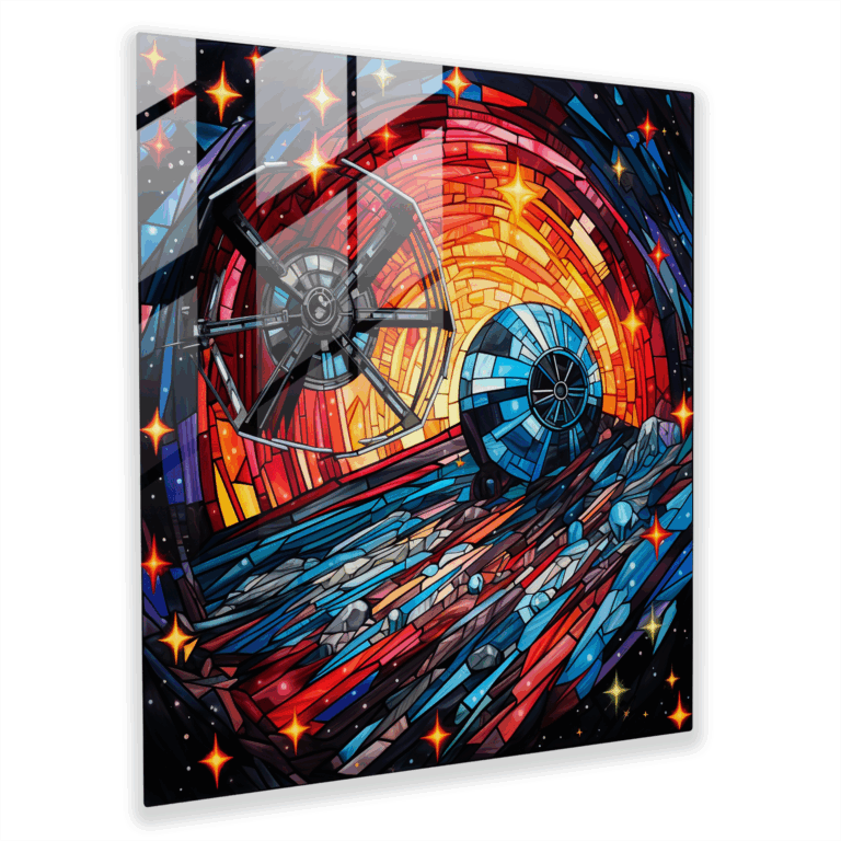 Rebel Alliance gegen Galactic Empire Glasbild