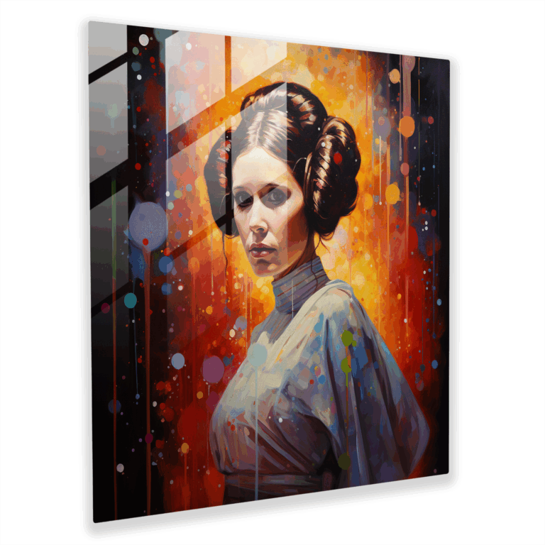 Leinwandbild Neo-Impressionist Leia's Aura