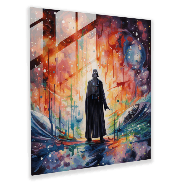 Glasbild Ethereal Galaxy