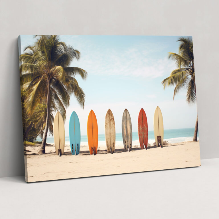 Surf Leinwandbild - Surf Wandkunst Leinwand Wanddekoration