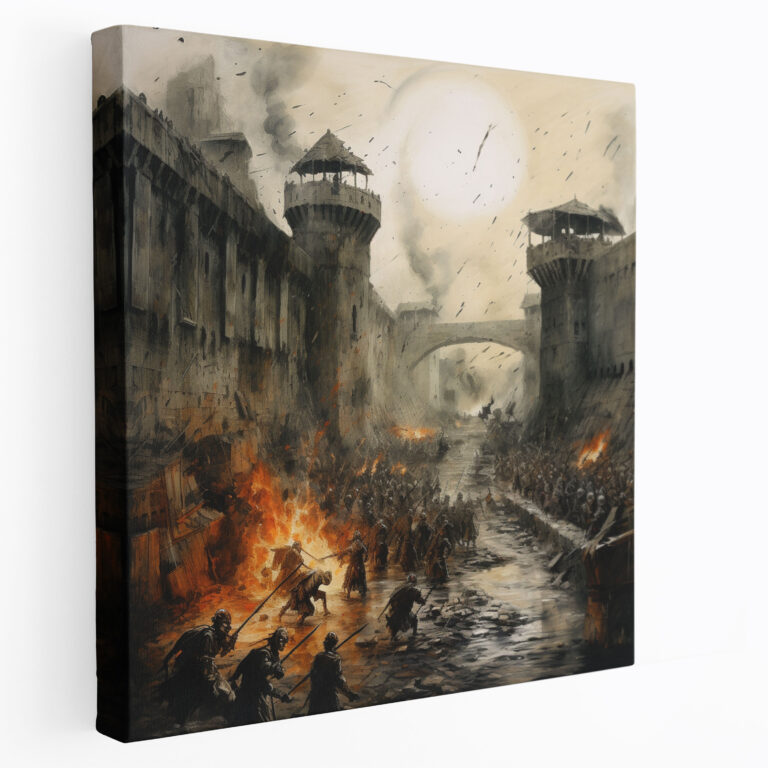 Leinwandbild Der Herr der Ringe - Herr der Ringe Leinwandbild Action Wohnkultur