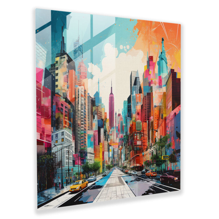 Die schönsten Landschaften der Welt - Ikons Cityscape Glasbild - Moderne Kunst Glasbild Stadtbild