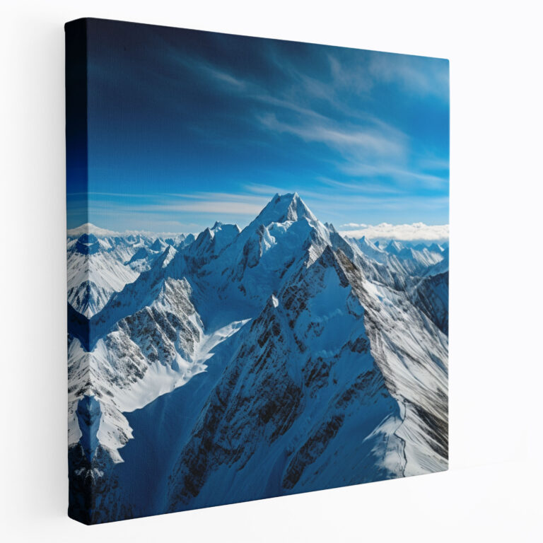 Die Schönsten Landschaften Der Welt - Majestätische Berggipfel - Leinwandbild Majestät Wanddekoration