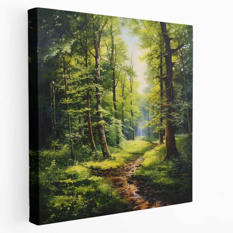 Die Schönsten Landschaften Der Welt - Realistisches Wald Leinwandbild - Wanddekoration Leinwandbild Die Schönsten Landschaften Der Welt