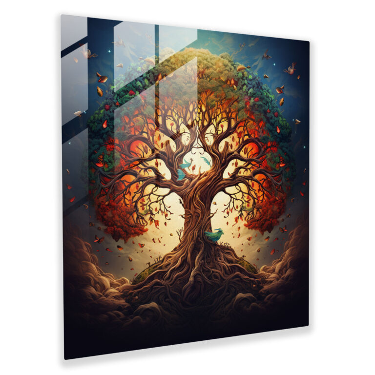 Baum des Lebens Wandkunst - Baum des Lebens Leinwand Wandkunst