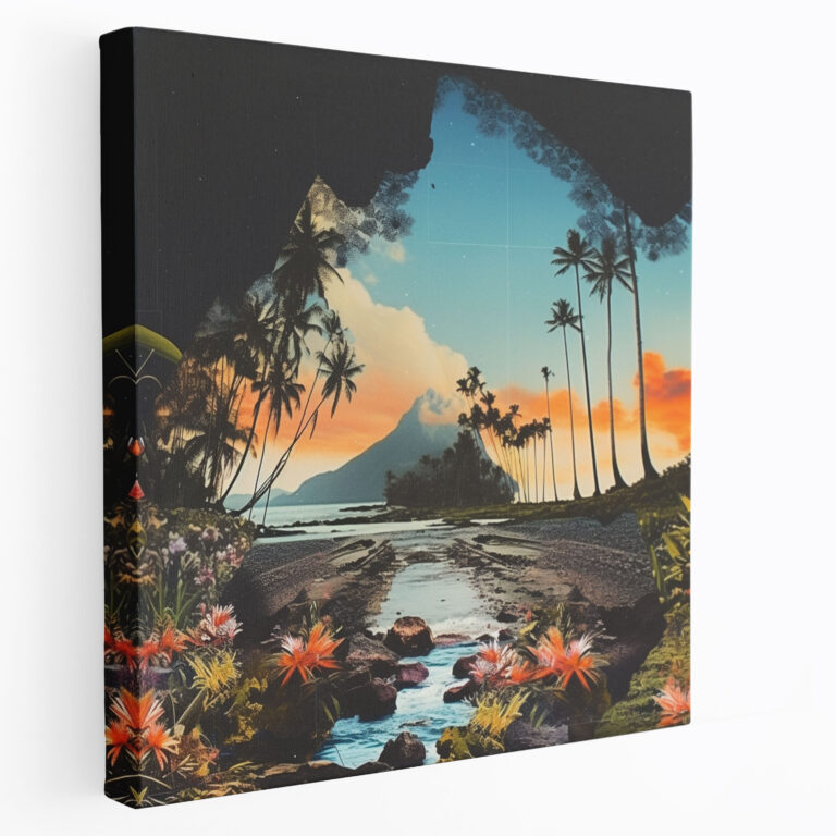 Tropische Ausflüge Wandkunst - Tropisch Leinwand Wandkunst Wanddekoration Leinwandbild