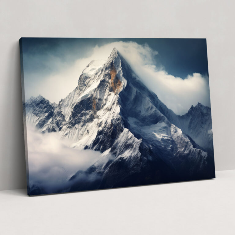 Leinwandbild Bergmajestät - Reisen Berggipfel Wandkunst