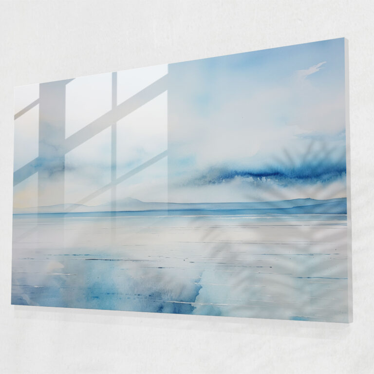 Kunstvolles Reiseglas - Moderne Kunst Wanddekoration Abstrakt