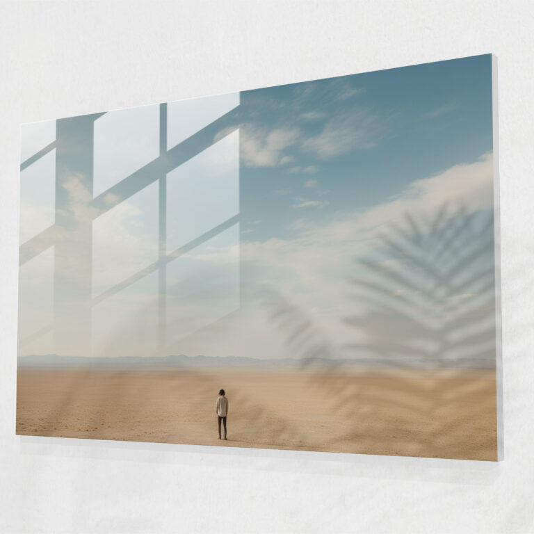 Reise Glas Kunst - Reise Einsamkeit Glas Kunst