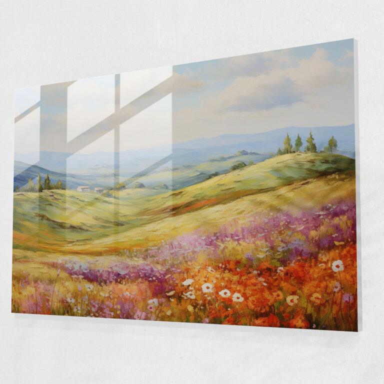 Reisehomedekoration - Reise Reisehomedekoration Glasbild impressionistisches Ölgemälde